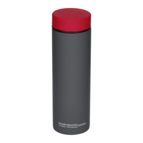 Asobu Asobu - Le Baton Grey / Red - 500ml travel bottle