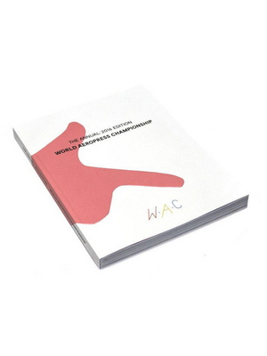 Aeropress World Aeropress Championship 2016 edition book Aeropress World Aeropress Championship 2016 edition book