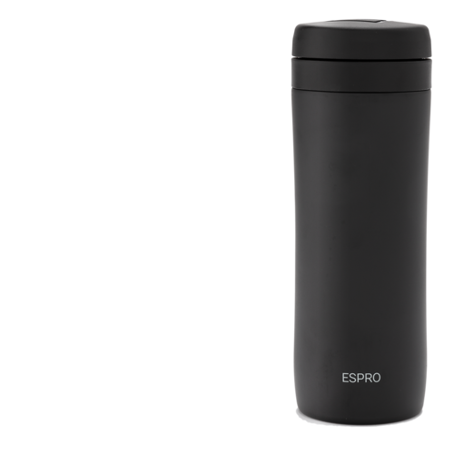 Espro Espro  Coffee And Tea travel press Black  300ml ( 1 Coffee & 1 Tea filter included)