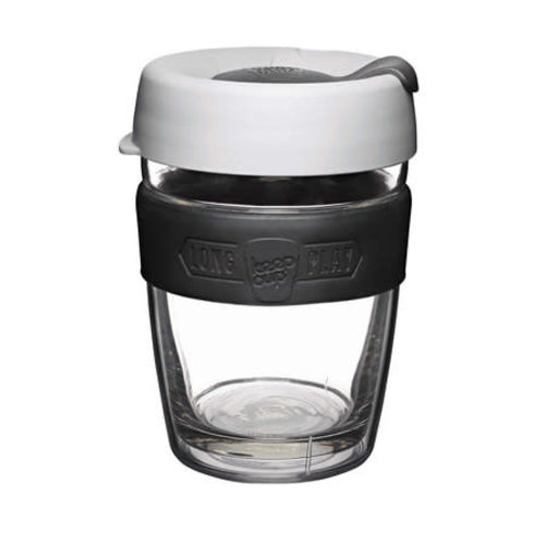Keepcup KeepCup LongPlay Grey/Black 340ml (size M) Keepcup KeepCup LongPlay Grey/Black 340ml (size M)