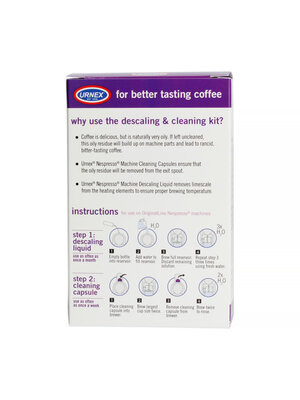 Urnex Urnex - Nespresso Descaling & Cleaning Kit