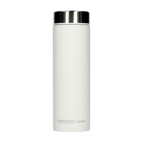 Asobu Asobu - Le Baton White / Silver - 500ml Travel Bottle Asobu Asobu - Le Baton White / Silver - 500ml Travel Bottle