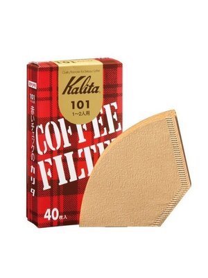 Kalita 101 Coffee Filter Brown 40 pc