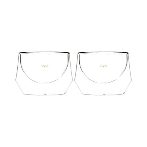 Kruve Kruve - Imagine Milk Glass 200ml - Set of two Cappuccino Kruve Kruve - Imagine Milk Glass 200ml - Set of two Cappuccino