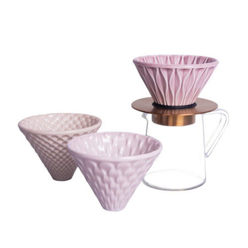 Loveramics Loveramics Brewers - Dripper Set - roze Loveramics Loveramics Brewers - Dripper Set - roze
