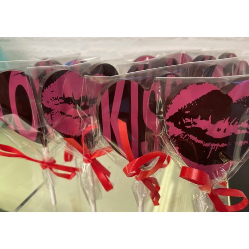chocolate hart lolly chocolate hart lolly