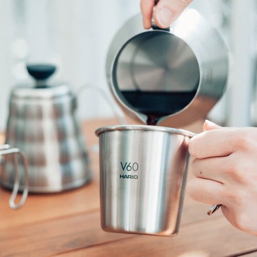 Hario Hario - Outdoor V60 Metal Stacking Mug 320ml Hario Hario - Outdoor V60 Metal Stacking Mug 320ml