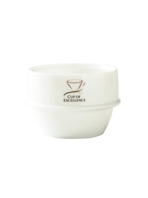 ORIGAMI - Cupping Bowl 225ml - White with Cup of Excellence Logo ORIGAMI - Cupping Bowl 225ml - White with Cup of Excellence Logo