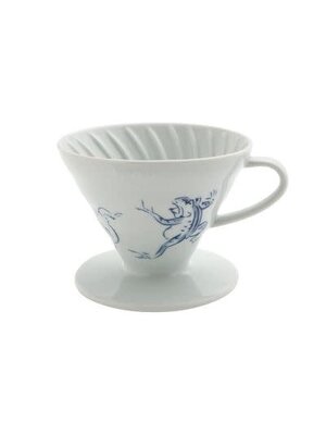 Hario Hario - V60-02 Tachikichi Choju Giga porseleinen koffie filterhouder
