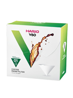 Hario Filter Paper white 01 100 pcs box Hario Filter Paper white 01 100 pcs box