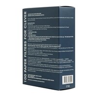 Clever Dripper - L 500ml koraal rood + 100 Filters
