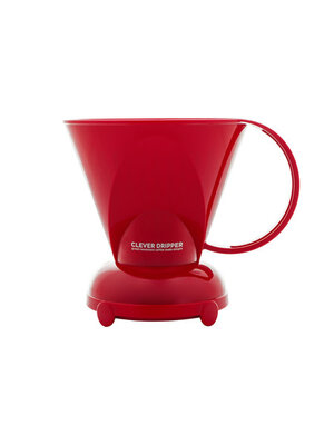 Clever Dripper - L 500ml Rood + 100 papieren filters