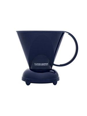 Clever Dripper - L 500ml Navy Blue + 100 Filters