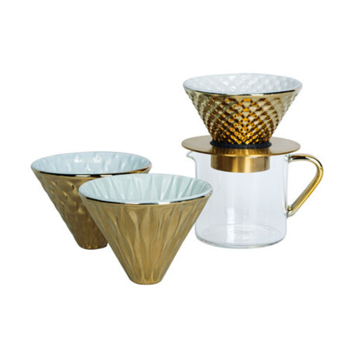 Loveramics Loveramics Brewers - Dripper Set - Gold Special Edition Loveramics Loveramics Brewers - Dripper Set - Gold Special Edition