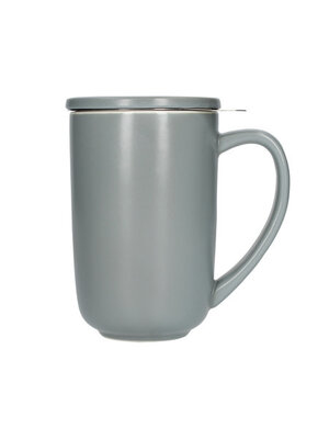 mount everest Mount Everest Tea cup Taya - Grey cup with an infuser 400ml