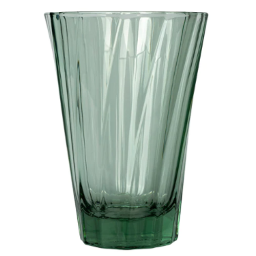 Loveramics URBAN  TWISTED GLASS Green    360ml Latte glass