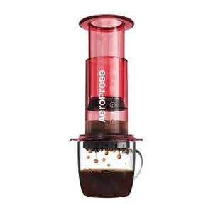 Aeropress AeroPress Coffee Maker - Clear  red