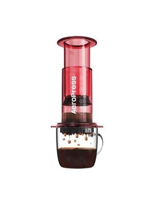 Aeropress AeroPress Coffee Maker - Clear  red Aeropress AeroPress Coffee Maker - Clear  red