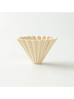 Origami Origami Dripper  Ceramic Matt Beige