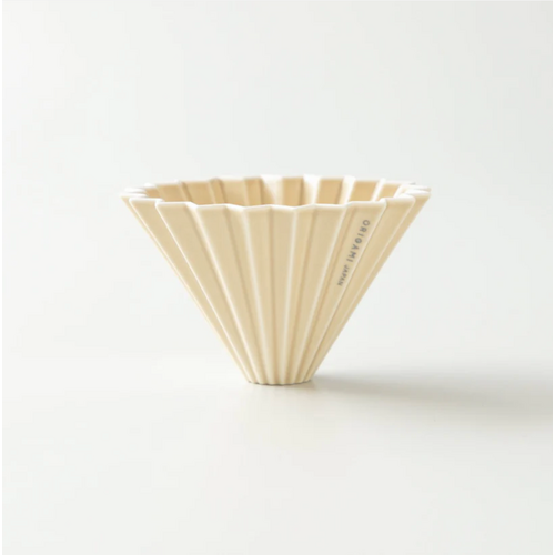 Origami Origami Dripper  Ceramic Matt Beige