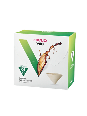 Hario Hario V60 Filterpapier naturel 01 100 stuks box
