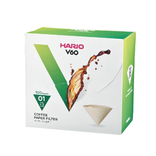 Hario Hario V60 Filterpapier naturel 01 100 stuks box