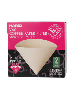 Hario Hario V60 Filter Paper naturel 02 100 pcs box