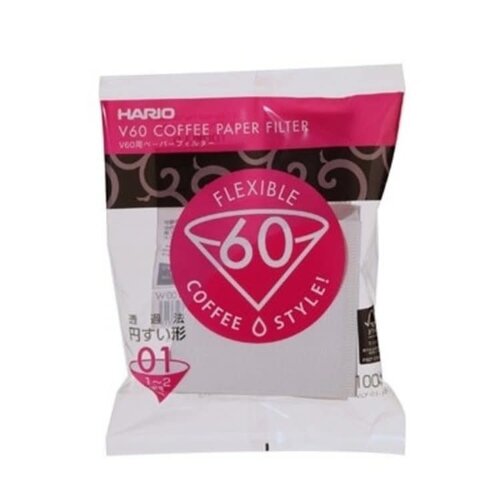 Hario V60 Filter Paper white 01 100 pcs bag