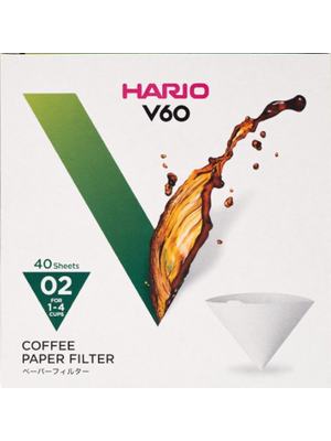 Hario Hario V60 Filter Paper white 02 40 pcs box