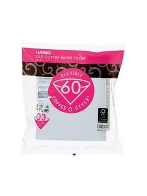 Hario Hario V60 Filter Paper white 03 100 pcs bag