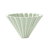 Origami Dripper Ceramic Matt Green