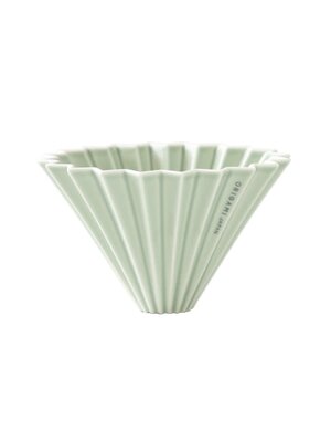 Origami Origami Dripper Ceramic Matt Green