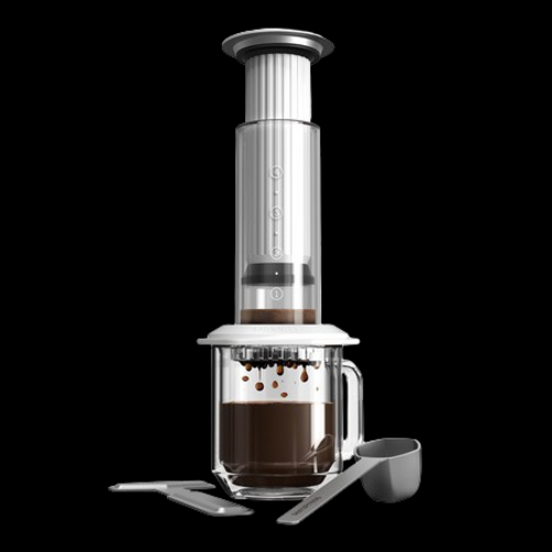 AeroPress koffiemaker Glas Premium Wit