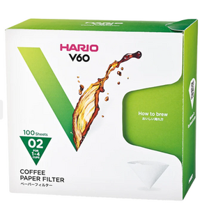 Hario V60 filter paper 02 size 100 pcs white Box