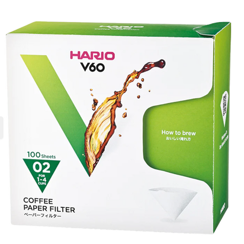 Hario V60 filter papier 02 wit box 100 stuks