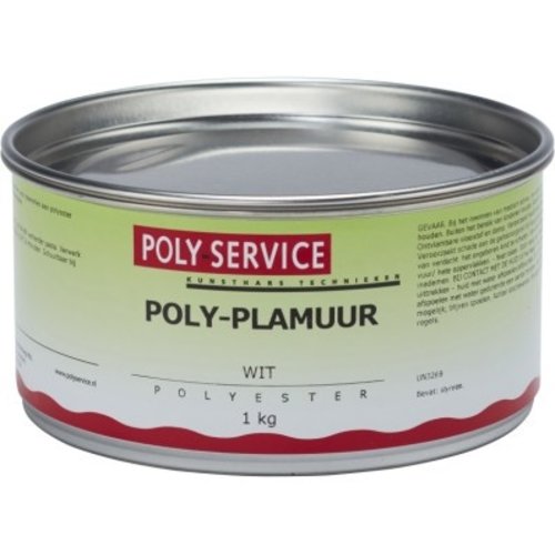  Polyservice POLY PLAMUUR WIT 1 kg 