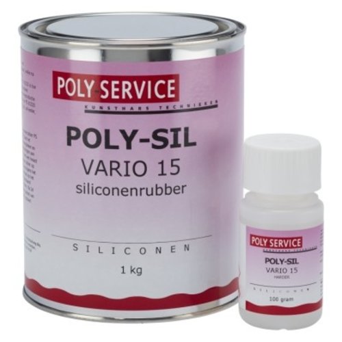 Polyservice Elastocil Vario 15  1,1 kg set   Polyservice Elastocil Vario 15  1,1 kg set