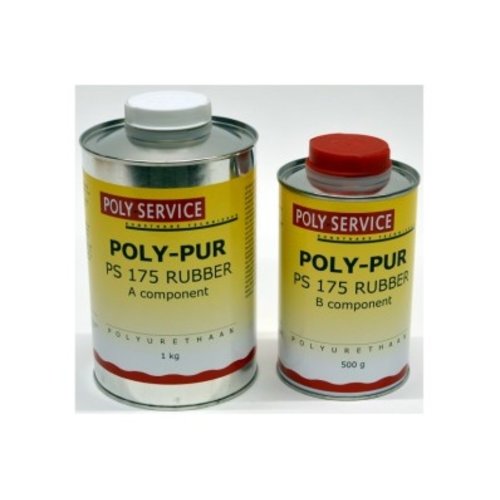 Polyservice PU RUBBER PS175  1,5kg set   Polyservice PU RUBBER PS175  1,5kg set
