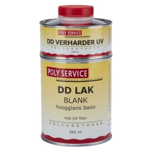 Polyservice DD LAK 750ml set blank hoogglans   Polyservice DD LAK 750ml set blank hoogglans