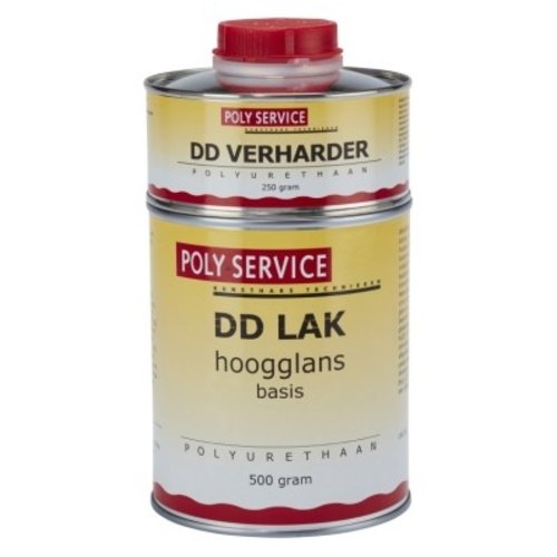 Polyservice DD LAK 750ml set RAL/NCS kleur   Polyservice DD LAK 750ml set RAL/NCS kleur