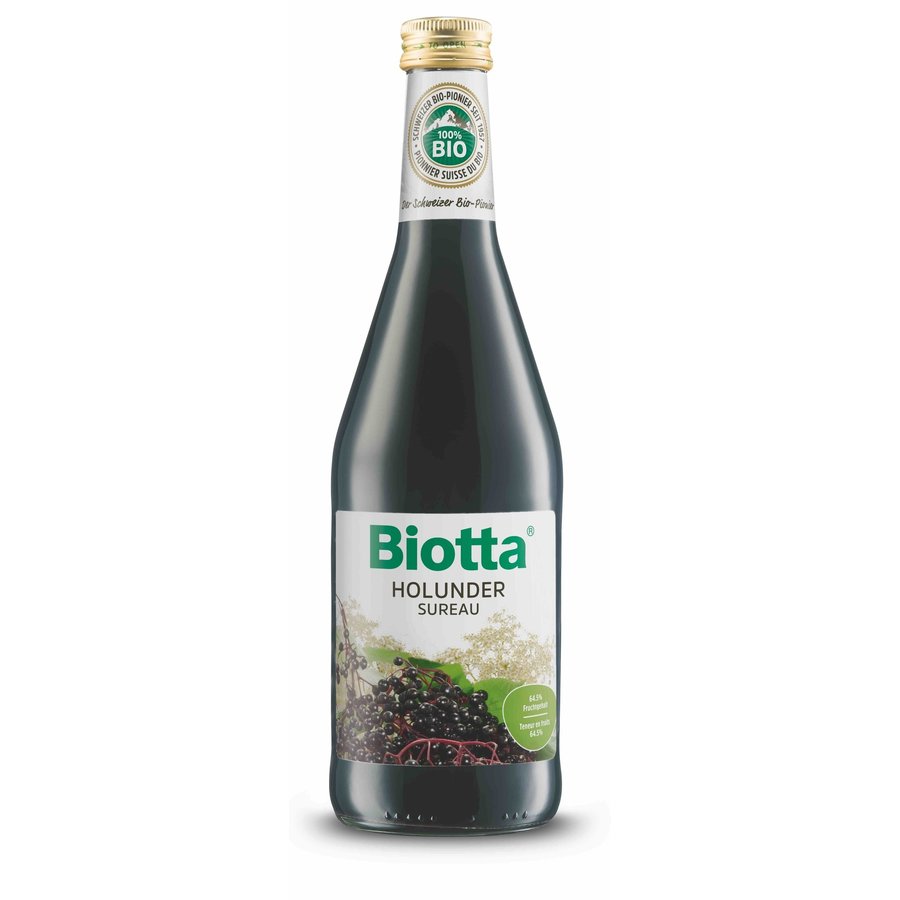 Vlierbessensap Gezoet Biologisch 500ml