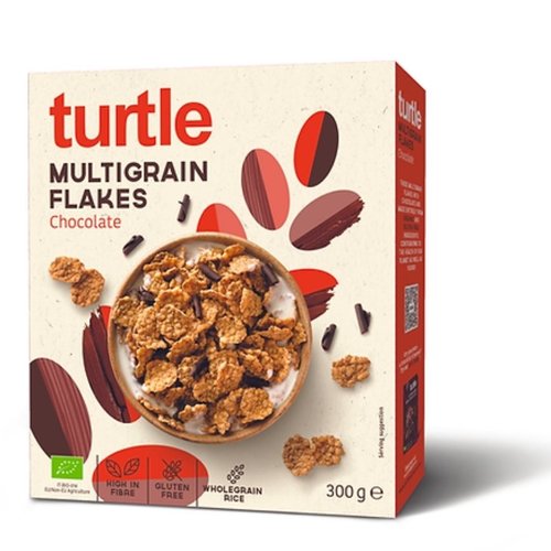  Turtle Meergranenvlokken met Chocola Biologisch 300 gram 