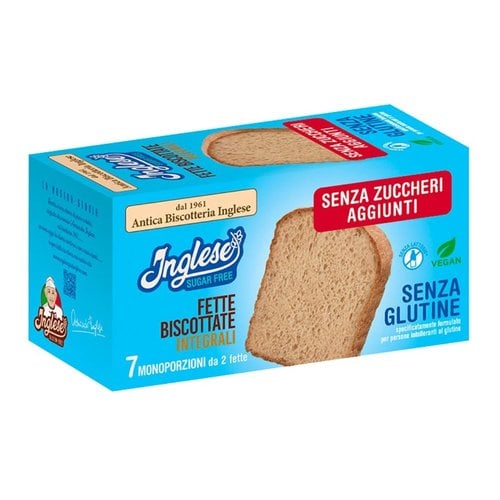  Inglese Gluten Free Volkoren Beschuitbroodjes (zonder suiker) 200 gram 