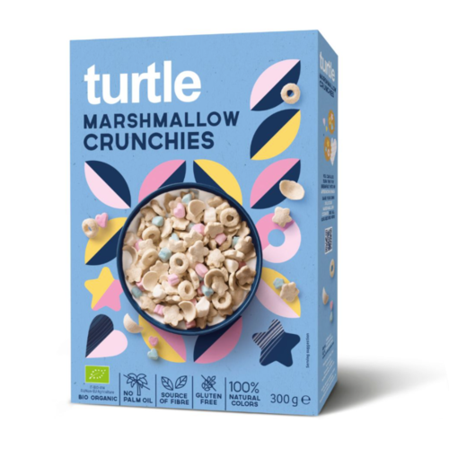  Turtle Marshmallow Crunchies Biologisch 300 gram 