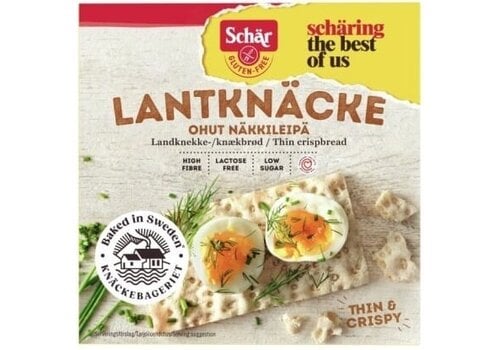  Schär Knäckebröd Dun Vezelrijk (Lantknäcke) 230 gram - Glutenvrij 