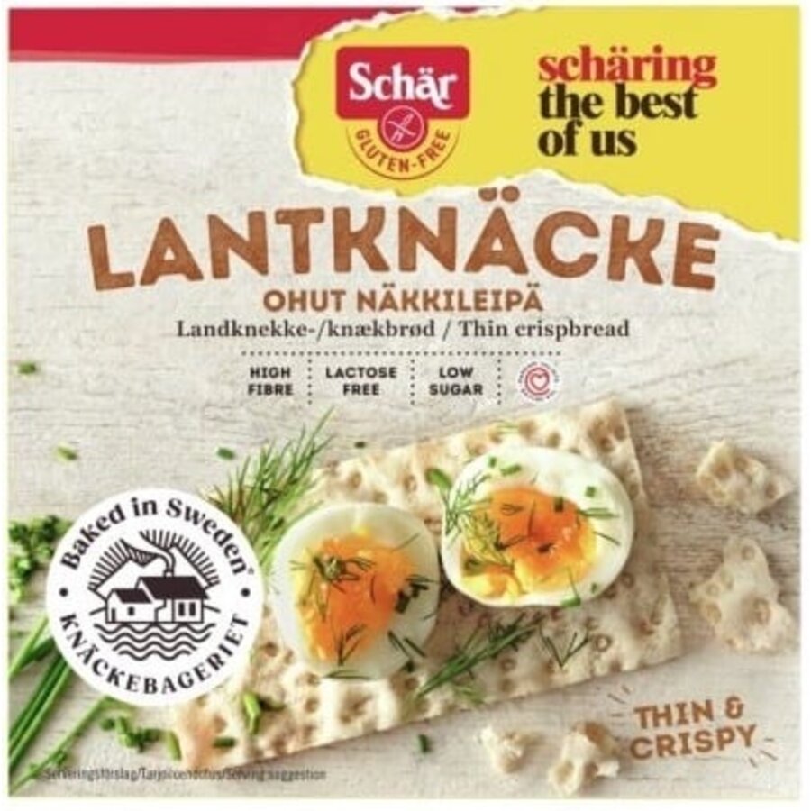 Knäckebröd Dun Vezelrijk (Lantknäcke) 230 gram - Glutenvrij