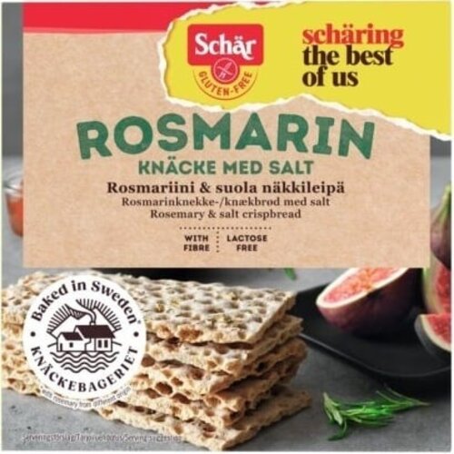  Schär Knäckebröd met Rozemarijn en Zout - Glutenvrij 