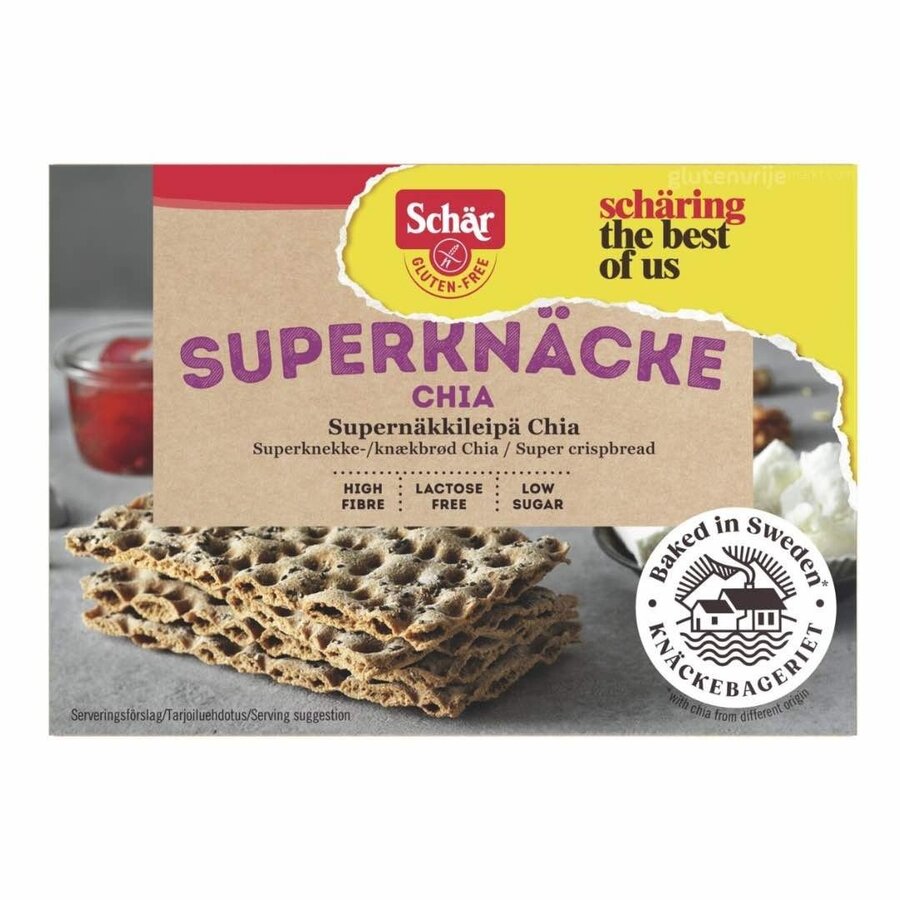 Superknäcke met Chia - Glutenvrij