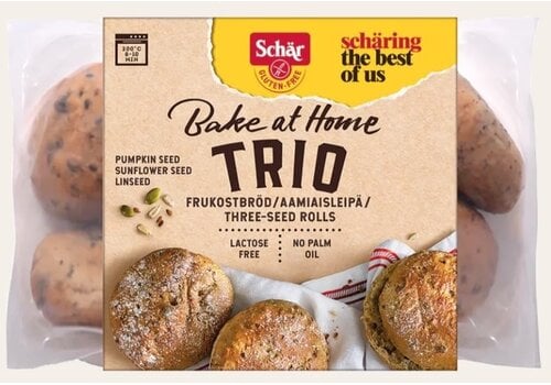  Schär Trio Afbakbroodjes 5 stuks - Glutenvrij 