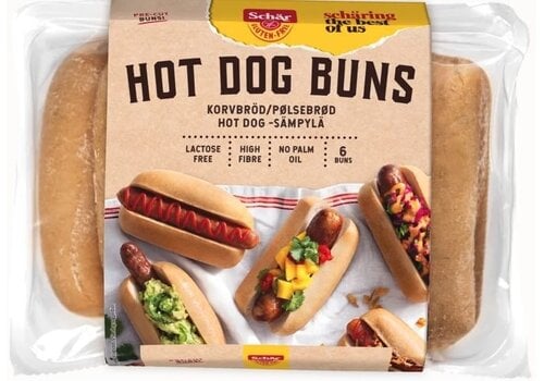  Schär Hotdog Broodjes 6 stuks - Glutenvrij 